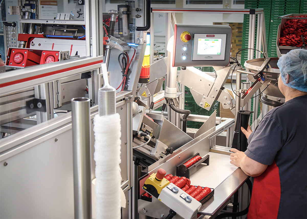 Automatisierte Verpackung, individuelle Verpackungslösung für Lebensmittel