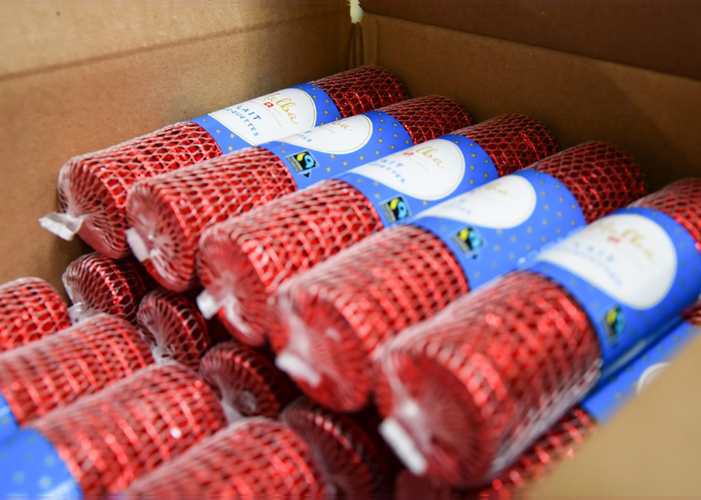 Croquettenlinie, Lebensmittelverpackung, individuelle Verpackungslösung